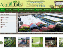 Tablet Screenshot of agritalkindia.com